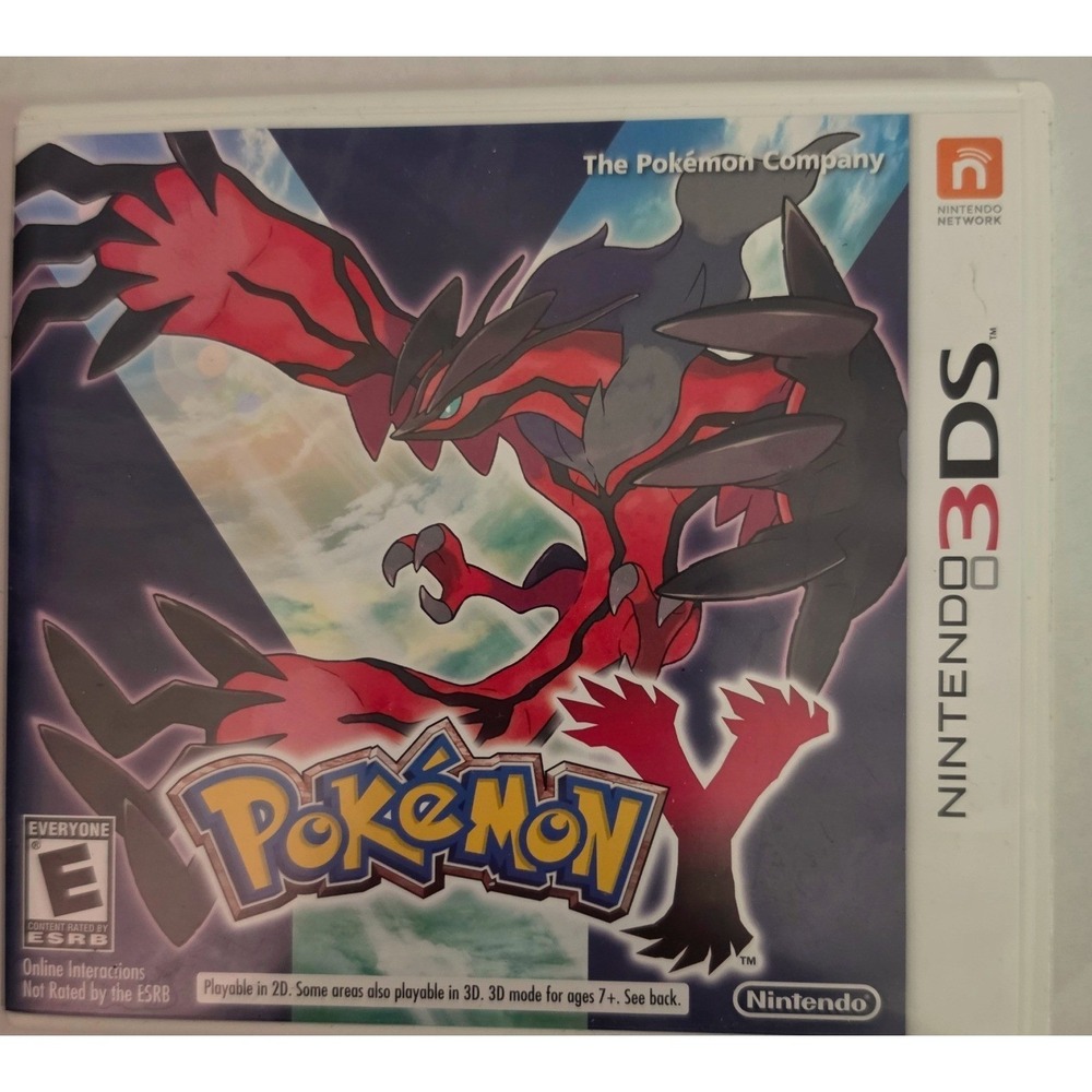 EMPTY CASE Pokemon Y‎ 3DS Nintendo NO GAME pristine